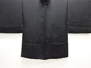 樹木風景模様織り出し一つ紋絵羽織